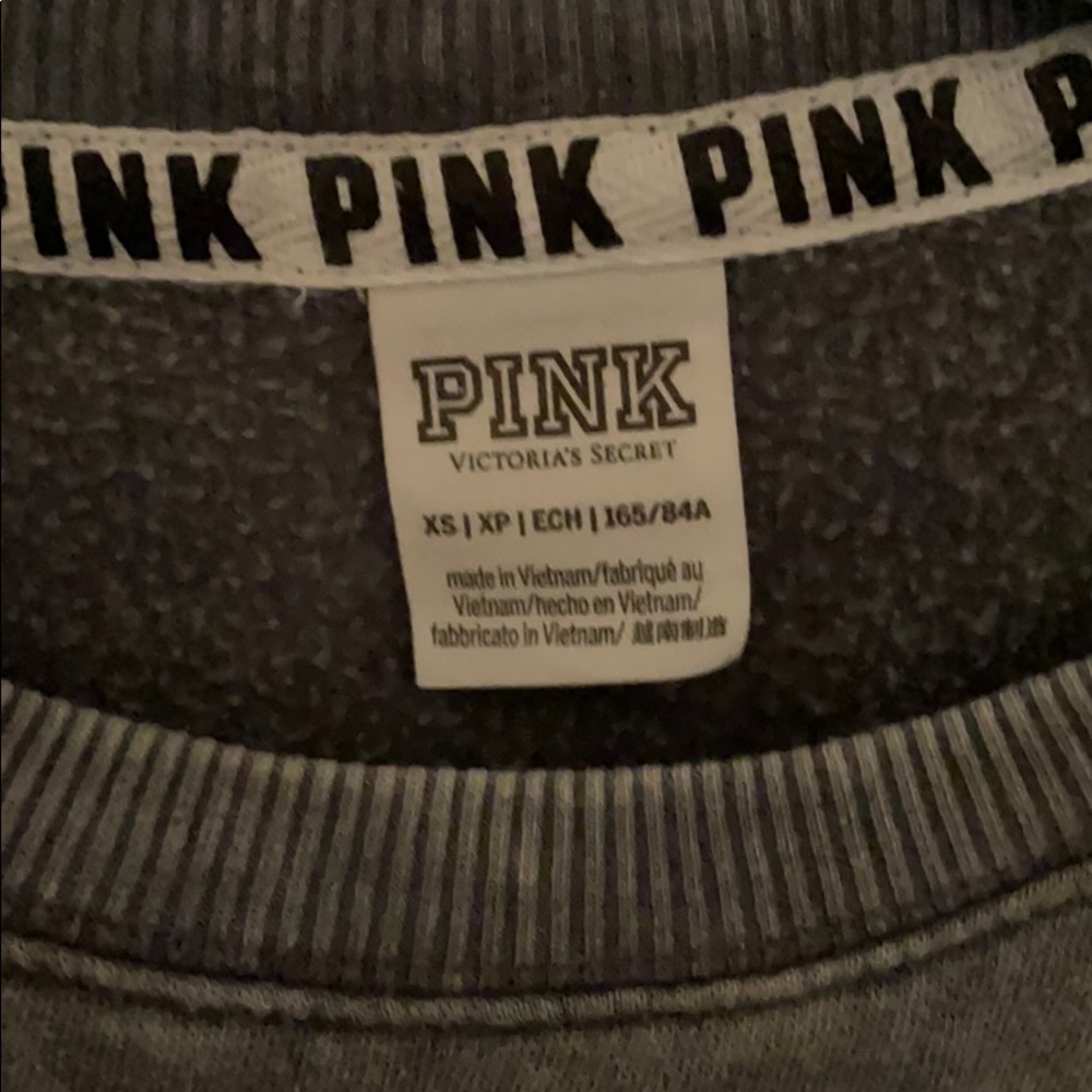 grey PINK sweatshirt - Picture 2 of 5